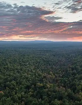 Vue depuis le nord.