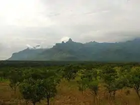 Vue depuis l'ouest.