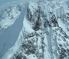 Vue aérienne du mont Orville.