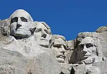 Le mont Rushmore.