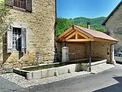 La fontaine de la Doye du XVIIIe&nbsp;siècle.