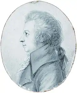 Portrait de Mozart par Doris Stock.
