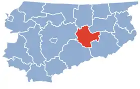 Localisation de Powiat de Mrągowo
