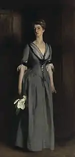 Mrs Albert Vickers (née Edith Foster, belle-sœur de Thomas Vickers), 1884