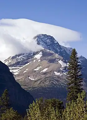 Vue du mont Jackson depuis le nord-est.