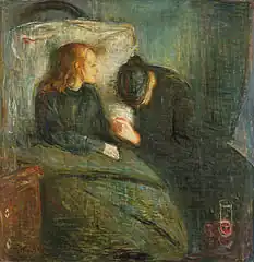 Edvard Munch, L'Enfant malade, 1896.