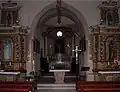 L'intérieur d'église.