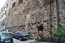 Un mur dans la ville de Palerme datant du IIIe siècle