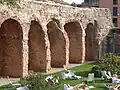 Muraille espagnole à proximité de la Porta Romana