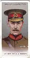 Cigarette card de la marque Wills représentant un officier britannique