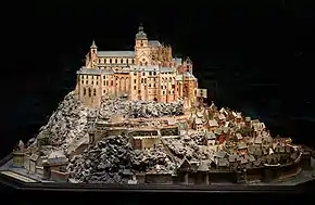 Plan-relief du mont Saint-Michel (fin XVIIe siècle)