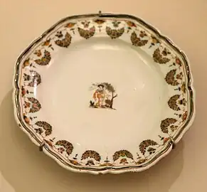 Assiette octogonale