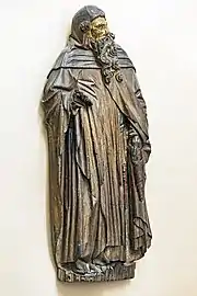 Prophète tenant un phylactère (XVe&nbsp;siècle).