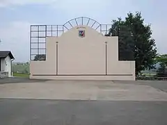 Le fronton.
