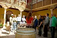 Patio du Museo del vino de Ronda.