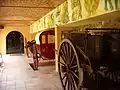 Charette vigneronne au musée de la vie rurale.