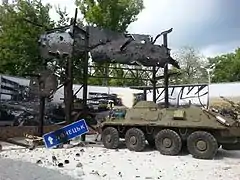 En extérieur.