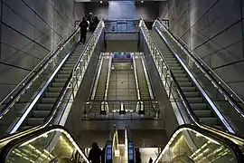 Accès au métro.