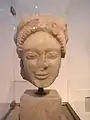 Korê d'Éleusis, musée national archéologique d'Athènes (fin du VIe siècle av. J.-C.)