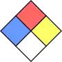 Symbole NFPA 704.