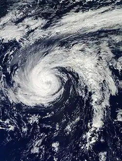 Nadine le 30 septembre à 15 h 35 UTC.