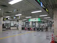 Ligne de contrôle.