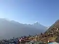 Vue depuis la ville.