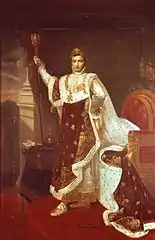 Portrait de Napoléon Ier en habits de Sacre.