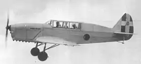 Vue de l'avion.