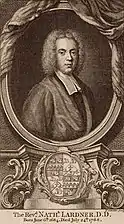 Portrait de Nathaniel Lardner (c. 1768, National Portrait Gallery).