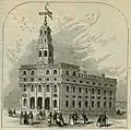 Temple de Nauvoo au XIXe siècle.