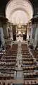 Nef et choeur de l'église vue de la tribune du Grand-Orgue