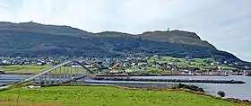 Nerlandsøya et le pont d'accès