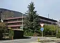 Neuchâtel, façades sud et ouest de l'immeuble de l'ancienne Neuchâteloise Assurance