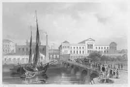 Le Neues Museum, vu par Henry Albert Payne (en), 1850.