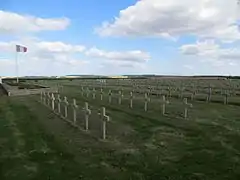 Vue générale de la nécropole nationale.