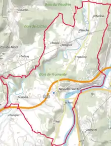 Carte topographique