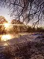 Rivière Nevėžis en hiver