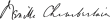 Signature de Neville Chamberlain