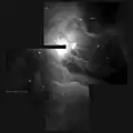 Autre image de NGC  7023 provenant des données captées par le télescope spatial Hubble.