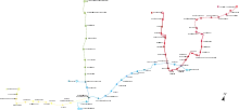 Image représentant un schéma avec les deux phases d'extension visibles en rouge pointillé.