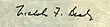 Signature de Nicholas Brady