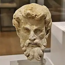 Tête d'apôtre.