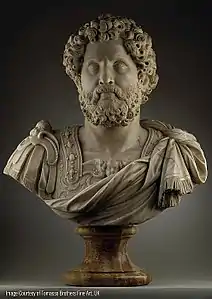 Buste de l'Empereur Antonin le Pieux, 1600, marbre, 86 × 66 cm, Williamstown, Clark Art Institute.