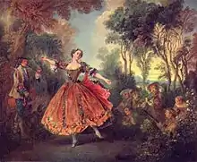 Nicolas Lancret, La Camargo dansant