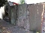 Monuments funérairesde l'ancien cimetière.