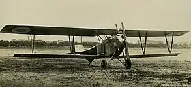 Vue de l'avion.