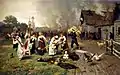 Incendie au village (1885), Musée Russe de Saint-Pétersbourg
