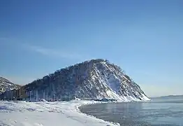 Vue en hiver.