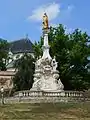 Colonne de la Vierge (1750), Nitra, peste de 1749.